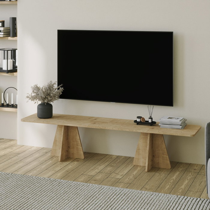 Hanah Home Soporte para TV Mushroom - Sapphire Oak Hanah Home Soporte para TV Mushroom - Sapphire Oak
